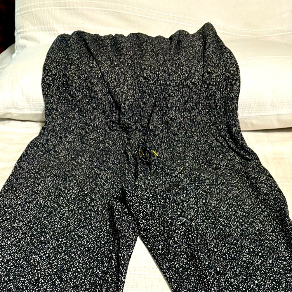 Strapless tube jumpsuit from Express. Can style it business or casual look.